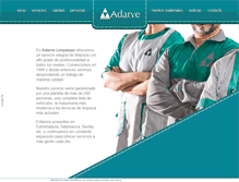 Tablet Screenshot of adarvelimpiezas.net